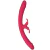 Vibrador duas pontas com estimulador clitoriano central por aplicativo - comprar online