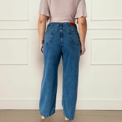 Calça Jeans Feminina Plus Size Pantalona - comprar online
