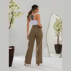 Calça Jeans Feminina Wide Leg Cintura Alta - loja online