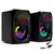 Par Caixas de Som Multimidia Digital Speaker USB Para Computador Notebook - loja online