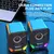 Caixa de Som 12W Multimidia Led Para PC Notebook P2 3,5mm e USB KP-RO823 - loja online