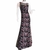 Vestido Largo de Fiesta de Tul Bordado Con Diseño Floral