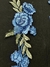 Par Aplique Flores Ramo Costura - loja online
