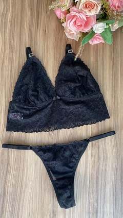 CONJUNTO CROPPED RENDA na internet