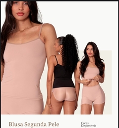 Blusa alça segunda pele