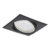 Spot de embutir cuadrado AR111 PVC negro
