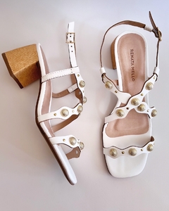 Sandália feminina petúnia branca - comprar online
