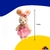 Conjunto 2 Coelhos de Pelúcia Decorativo Páscoa Enfeite