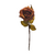 Rosa Envelhecida Bordô Flor Artificial Decorativa 40cm