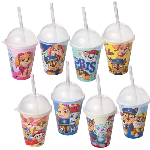 Kit 2 Copos Shake Patrulha Canina 280ml Sortido