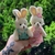 Imagem do Conjunto 2 Coelhos de Pelúcia Decorativo Páscoa Enfeite
