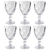 Jogo 6 Taças Cristal Sobremesa Colegial Milk Shake 340ml