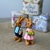 Kit 4 de Coelhos em Resina Páscoa Decoração Enfeite - comprar online