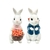 Kit Casal de Coelhos Páscoa Decoração Enfeite 2 Peças na internet