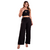 Calça Pantalona + Cropped Conjunto Feminino Cor Preto - RAYMARLAY MODAS 