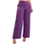 Calça Pantalona + Cropped Conjunto Feminino Roxo - RAYMARLAY MODAS 