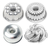 Kit Mini formas Decoradas 4 peças 9x4cm mini bolo Caparroz - comprar online