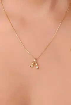 Pingente Menino com Mini Zircônia no Ouro