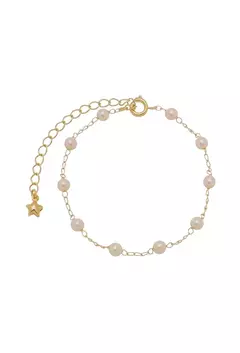 Pulseira de Pérolas no Ouro - comprar online