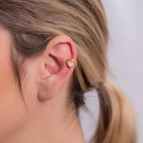 Piercing Fake Escrito Love Cravejado