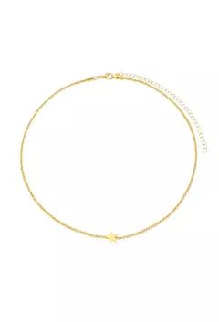 Choker de Malha com Estrela no Ouro - comprar online