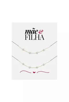 KIT de Pulseiras Mãe e Filha no Ouro