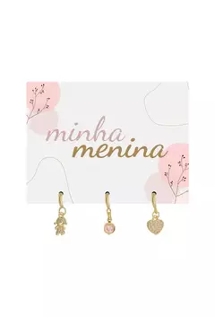 Pingente KIT dos Meus Sonhos Minha Menina no Ouro