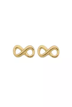 Brinco Infinito Liso no Ouro - comprar online