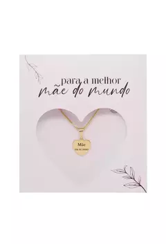 Colar KIT Pingente Mãe no Ouro