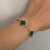 Pulseira Trevo Verde G