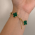 Pulseira Trevo Verde G - comprar online