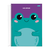 Caderno 1/8 JANDAIA 80 fls - Cute Animals / Sapinho