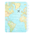 CADERNO INTELIGENTE By GoCase - Mapa Mundi Azul - loja online