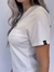 Camiseta T-Shirt Branca 100% Algodão Estampa Preta Valansuelo