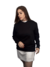 Imagem do Moletom Blusão Feminino Preto Liso Valansuelo