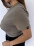 Camiseta Baby Look Cinza Cotton Premium Valansuelo - loja online
