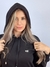 Moletom Feminino c/ Capuz Preto Mini Logo Branco Valansuelo