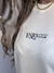 Moletom Blusão Feminino Branco OFF Estampado Preto Valansuelo na internet