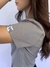 Imagem do Camiseta Feminina Baby Look Cotton Cinza Premium Logo Branca Valansuelo