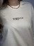 Moletom Blusão Feminino Branco OFF Estampado Preto Valansuelo - Valansuelo Concept Brand