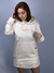 Moletom Feminino c/ Capuz Branco Off Estampado Laranja Valansuelo - comprar online