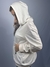 Moletom Blusão Feminino c/ Capuz Branco OFF Liso Valansuelo - comprar online