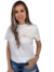 Camiseta T-Shirt Branca 100% Algodão Logo Laranja Valansuelo - comprar online