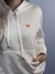 Imagem do Moletom Feminino c Capuz Branco OFF Mini Logo Laranja Valansuelo