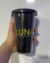 Vaso glitter negro - Personalizado - tienda online