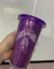 Imagen de Vaso glitter violeta - Personalizado