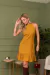 Vestido Crepe Curto Franzido - loja online