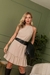 Vestido Crepe Curto Franzido na internet