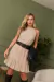 Vestido Crepe Curto Franzido na internet