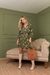 Conjunto Bata e Saia de Viscose Estampado - loja online